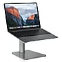 Mount-It! 2" x 10" Adjustable Height Laptop Riser for 11"-15" Laptops, Silver (MI-7271)~#|#~82954693-3B97-41FF-B6AABEFAEE71E437_sc7