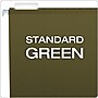 Pendaflex Reinforced Hanging File Folders, 1/5-Cut Tab, Letter Size, Standard Green, 25/Box (PFX 4152 1/5 GREEN)~#|#~82BAE1ED-58EC-4144-BD28A80528B7A4C3_sc7