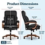 La-Z-Boy Colston Ergonomic Vegan Leather Swivel Executive Chair, Black (60120-BLK)~#|#~82BD5B24-496B-45E7-B8C362BAB55B9C26_sc7