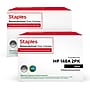 Staples Remanufactured Black Standard Yield Toner Cartridges Replacement for HP 148A (W1480A), 2/Pack~#|#~82D31575-DA59-49CA-BB6E6E1E60D01803_sc7