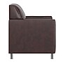 Flash Furniture Hercules Diplomat LeatherSoft Reception Chair, Brown/Chrome Legs (BT8271BNCHR)~#|#~82E5BD9E-C184-491F-B2A8BD2F84643CB7_sc7