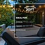 Bulbrite 30-foot String Light Kit with Clear Shatter Resistant Vintage Style S14 LED Light Bulbs (812313)~#|#~82EB8A83-4CBA-43E0-82322ED20BC41006_sc7
