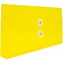 JAM Paper Premium Plastic Filing Envelope with Button & String Closure, 5 1/4" x 10", Yellow, 3/Pack (921B1YEX3)~#|#~82F400AE-6515-41BD-B45801B1A3D6434A_sc7