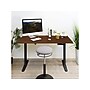 Mount-It! 55"W Electric Rectangular Adjustable Standing Desk, Brown/Black (MI-18114)~#|#~82F69CAF-5058-4E7D-9FA8AA39A453BFE7_sc7