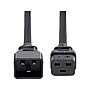 StarTech 2' C19 to C20 Power Cable, Male to Female, Black (BA16-2200-POWER-CORD)~#|#~82FB0209-B06E-4920-BAA68E4DFEA9C146_sc7