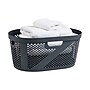 Mind Reader 10.57-Gallon Laundry Basket with Handles, Plastic, Gray (HHAMP40-GRY)~#|#~8301A400-38EE-471F-976D745DBC8D18DA_sc7