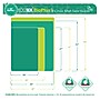 Floortex Ecotex BioPlus Carpet Chair Mat, 29" x 47", Clear Bio Based Polycarbonate (NCCMFLBG0001)~#|#~830654A3-796A-4FA7-BDACAA37ADDF5D54_sc7