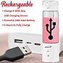 Brentwood 17-Oz. Portable Battery-Operated USB-Chargeable Glass Blender, White (RJB-100W)~#|#~831A75E4-3BD6-4D13-977C35FAFB72F64A_sc7