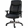 Lorell Sera Leather Swivel Executive Chair, Black (LLR63272)~#|#~831BCD55-2022-4694-812C1680E270E379_sc7