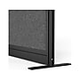 Luxor Expanse Series 7-Panel System Starter Wall, 70"H x 70"W, Freestanding, Black/Gray PET/Acrylic (MW-7070-FCGB)~#|#~831EE999-6E2A-4010-BF70D4DBA69FDFB6_sc7