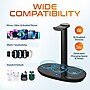 Delton HS1 4-in-1 Wireless Charging Station and Headset Stand, Black (DHSWC1)~#|#~831F16D0-44C6-4F45-8392E2968D61EF9B_sc7