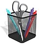 TRU RED™ Stackable Wire Mesh Pen Holder, Matte Black (TR57575-CC)~#|#~832412A7-C6B7-4D2D-AE57B74C4968304C_sc7