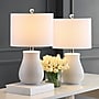 Safavieh Dayton 21" LED Table Lamp, White, 2/Set (TBL4140A-SET2)~#|#~8366B14F-26E5-48A8-A20C5C64EF8F977F_sc7