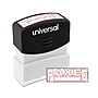 Universal Pre-Inked "FAXED" Message Stamp, 9/16 x 1 11/16, Red~#|#~8383ED2A-BC69-4C4B-A5E01C93499B4E11_sc7