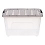 Iris 32 Quart Stack and Pull Latching Plastic Storage Bin, Clear (500207)~#|#~83891A46-8EEB-451C-8DB5876C2B6388F0_sc7