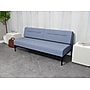 Lesro Darsey Vinyl Sofa, Armless, Chambray Light Navy/Black (DS1602.SBK-01CHLN)~#|#~839E200D-F602-4578-AD77430DBD93E173_sc7