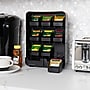 Mind Reader 11-Compartment Plastic Tea Bag Organizer, Black (TBORG-BLK)~#|#~83C47F21-3EF0-4E90-8BCCDCCC2C79E450_sc7