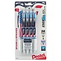 Pentel EnerGel Stars & Stripes Liquid Gel Pen, Medium Point, 0.7 mm, Black, 5/Pack~#|#~83C4C0CA-B120-4EFA-B32B3EDA2C340A98_sc7
