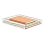 Mind Reader Metal Accessory Tray, White (TRAYSL-WHT)~#|#~83DFF37D-F0C4-4590-B6A4943E8635A282_sc7