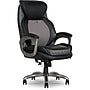 Sharper Image S-600 Active Lumbar Heated Ergonomic Bonded Leather Swivel Executive Massage Chair, Black (60098-BLK)~#|#~83F2CE58-840A-4618-854770822CB42F3A_sc7