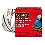 Scotch Book Transparent Clear Tape, 1.5" x 15 yds., 3" Core, Transparent (845)~#|#~83F3C3A9-7709-4AF3-81522BBC8A287B06_sc7