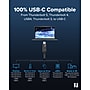 Plugable Thunderbolt 5 3.3ft USB-C to USB-C Cable, Male to Male, Black (TBT5-240W1M)~#|#~84130CA9-89AD-4497-93CBB1461006D384_sc7