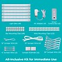 PureOptics LED Smart Under Cabinet Lighting Kit, Works With Alexa, (6) 9" Bars, White (LEDUC9-6CCT-ACK)~#|#~8417A17B-755D-4058-A63E327C65CE1CE7_sc7