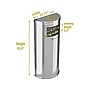 HLS Commercial Stainless Steel Trash Can, 9-Gallon, Silver (HLSC01G09A)~#|#~841A1B73-9FDA-4434-8FC5F31C5EF2FA11_sc7