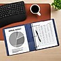 Staples 1" 3-Ring Non-View Binder, D-Ring, Navy Blue (26408-CC)~#|#~843D39A5-0D02-40A1-A361A1A8A2F785B3_sc7