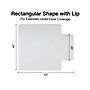 Staples Carpet Chair Mat with Lip, 45" x 53'', Flat-Pile, Clear (20239-CC)~#|#~84432C1B-24C2-49ED-89EB562C046098F8_sc7