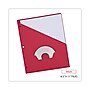 Slash-Cut Pockets for 3-Ring Binders, Disk Pocket, Red, 10/Pack (UNV61683)~#|#~844D0CE1-BEC0-4A61-B7DAE01637E980D6_sc7