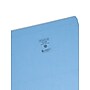 Smead Reinforced File Folder, Straight Cut, Legal Size, Blue, 100/Box (17010)~#|#~845C3215-0D12-4B00-8E3365C2E78E6D8D_sc7