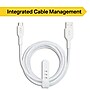 NXT Technologies™ 6 Ft. Braided USB-C to USB-A Cable, White (NX60472)~#|#~845CD473-8E49-4F96-94EEB960274A7370_sc7