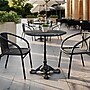 Flash Furniture TopGuard 31.25" Round Table Top, Wooden, Black Faux (STRD800MMBKMAR)~#|#~8462B958-E81E-4AC5-AA37636F1FD9E0DC_sc7