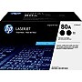 HP 80A Black Standard Yield Toner Cartridge, 2/Pack (CF280AD1)~#|#~84AFCAEB-7171-4FFF-B97B0004D09DBB5A_sc7