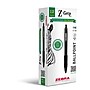 Zebra Z-Grip Recycled Retractable Ballpoint Pens, Fine Point, 0.7mm, Black Ink, Dozen (20710)~#|#~84C9E21B-3245-4881-B497B79450AB9F3D_sc7