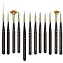 Princeton Short Handle Mixed Media Synthetic Mini-Detailer Brush Set, 12/Pack (PBXP305012SET)~#|#~84CCA488-94C0-4C7D-986F7690C763A7F4_sc7