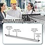 AdirOffice Hanging Clamp Document Holder, 24", Horizontal, Silver Aluminum, 12/Pack (ADI6026--2)~#|#~84D85DD5-1DB2-4E6E-A45D81E9DB4DC526_sc7