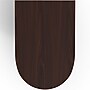 Lorell Prominence 2.0 72”W x 48”D 1.5” Thickness Half-Racetrack Shaped Table Top, Laminate, Mahogany (LLRPOC4872MY)~#|#~84E1AFBF-39DE-4FFB-9B125D1D536E57A2_sc7