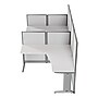 Regency Instant Office 63"H x 129"W 2 Person L-Shaped Cubicle Panel Workstation, Pure White (IO36194-03K-2P)~#|#~84E5EA9A-804C-4631-9EC56368BCD67F48_sc7