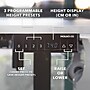 Mount-It! XL 75"W Electric Corner Adjustable Standing Desk, White/Black (MI-15026)~#|#~84FCAB6C-1A57-455D-850D1862E4D589F0_sc7