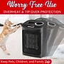 Brentwood 1500-Watt 5000 BTU Portable Ceramic Electric Heater, Black (H-C1603BK)~#|#~85006CFF-B48E-4EA1-86B7CE7091E6460C_sc7