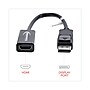 Innovera® Display Port-HDMI Adapter, Display Port; HDMI, 0.65 ft, Black~#|#~8504D1B8-E75F-46E5-A7D4F943794AC4A3_sc7