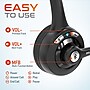 Delton 10X Wireless Noise-Canceling Bluetooth Over-the-Head Mono Computer Headset, Black (DBTHEAD10XBTDL)~#|#~85209E02-BB8F-4EFC-9EEA76DE1221C070_sc7