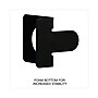Universal Jumbo Deluxe Steel Book Ends, 9"H, Black (UNV54095)~#|#~8536098E-3D52-4FFE-8B4D334F03FA297B_sc7