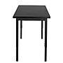 National Public Seating SLT Series 24"W x 60"D Height Adjustable Utility Table, Black (SLT3-2460C)~#|#~853B1C0A-68A0-4D2D-AEE2A2DC529410B5_sc7