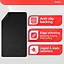 Staples TECH Anti-Slip Fabric Desk Pad, 31.5” x 15.7”, Black, Large Desk Mat for Keyboard/Mouse, Non-Skid Base~#|#~853CD737-EB1B-4169-9A360F0BBC39C865_sc7