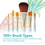 Princeton Select Artiste Mixed Media Synthetic Oval Mop Brush, 3/Pack  (PBXP3750OM050-3)~#|#~854071FF-BD09-4693-9250677498A5BD14_sc7
