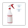 Boardwalk 32 oz. Spray Bottle with Trigger, Clear/Red, 3/Pack (BWK03010)~#|#~854A97D4-971C-4E26-99A84D32AB287F11_sc7