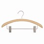 Nahanco 16" Wood Retro Suit Hanger, Low Gloss Natural, 100/Pack (40017RC)~#|#~85687CE7-4C17-4776-800A409CAF2AF56A_sc7